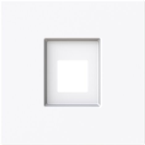 Tapa toma de teléfono/informática Serie Alba de Niessen  Blanco Brillo