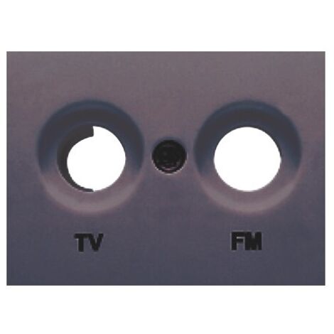 Tapa toma de TV-FM GRIS LAVA BJC Coral 21330-GL
