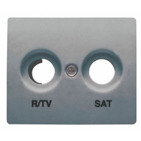 Tapa toma R/TV - SAT ACERO NEPTUNO BJC IRIS 18320-AN