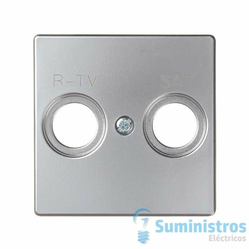 

Tapa Toma R-Tv+Sat S.82 Aluminio