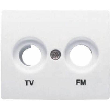Tapa toma TV/FM BLANCO BJC IRIS 18330