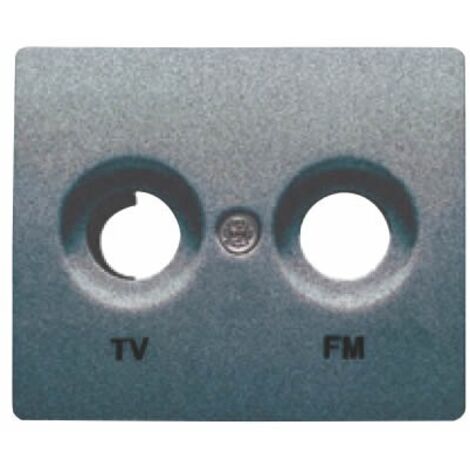 Tapa toma TV/FM NEGRO ANTRACITA BJC IRIS 18330-AT