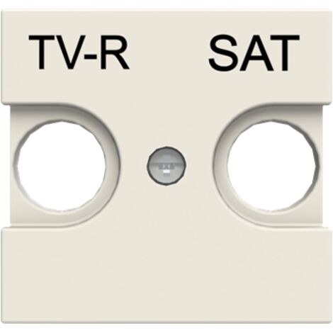 Tapa toma TV Niessen Zenit  Blanco
