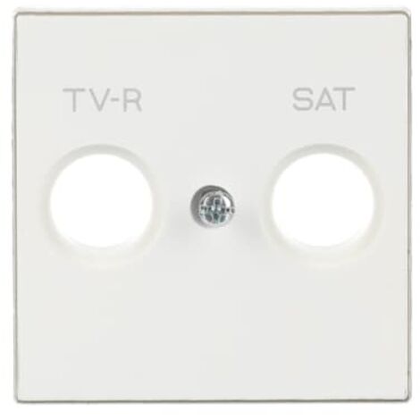 Tapa toma TV/R-SAT Serie Sky de Niessen  Blanco