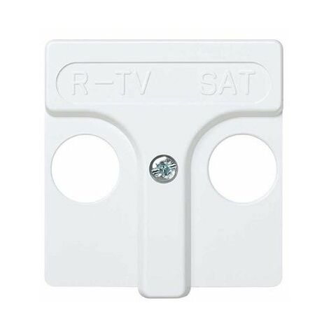 Tapa toma TV Simon 27 Play  Blanco