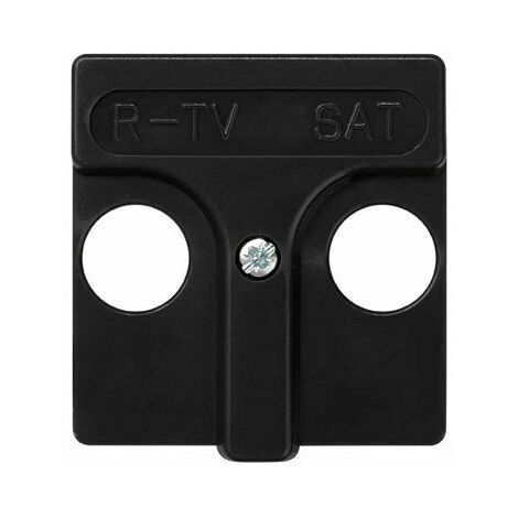 Tapa toma TV Simon 27 Play  Negro