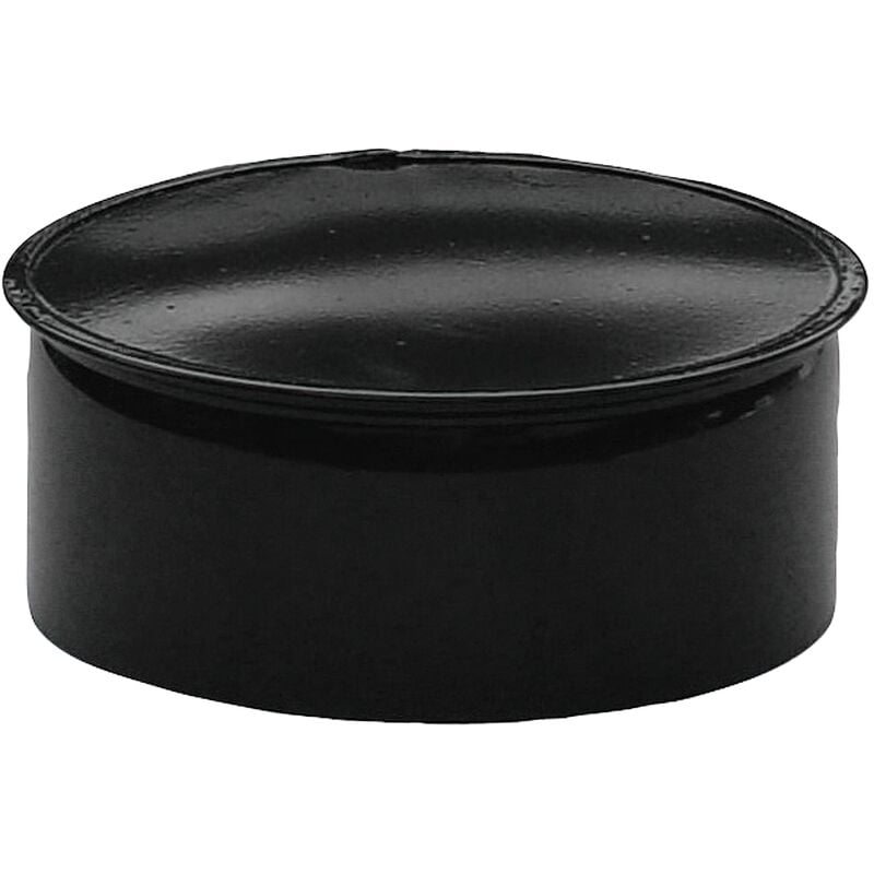 

Tapa Tubo Estufa Negro Vitrificada 100 mm.
