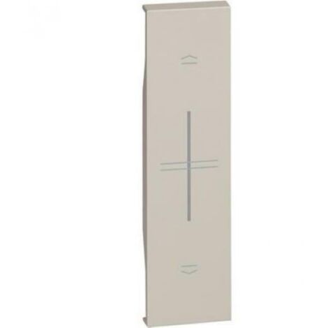 Tapa viva ahora iluminable para control tapparella connesso sabbia km32