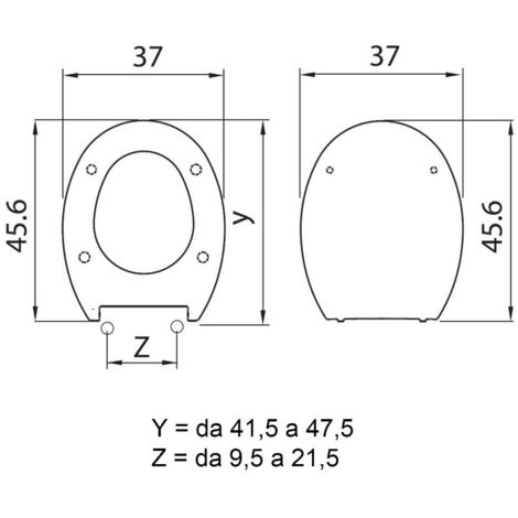 Tapa WC modelo AP cierre lento blanco