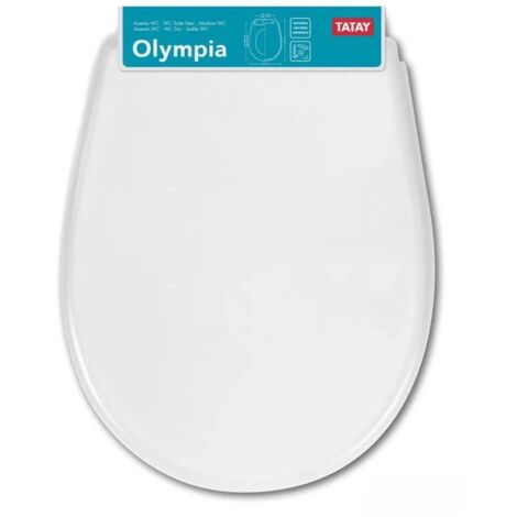 TAPA WC OLYMPIA BLANCO - 4404001