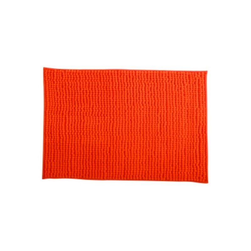 

MSV Alfombra de baño Microfibra CHENILLE 40x60cm Naranja - Naranja