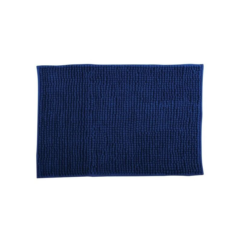 

MSV Alfombra de baño Microfibra CHENILLE 40x60cm Azul Oscuro - Azul