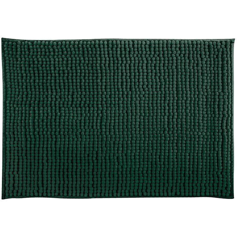 

Alfombra de baño 'Oruga' antideslizante de microfibra en color verde 60 x 90 cm - MSV