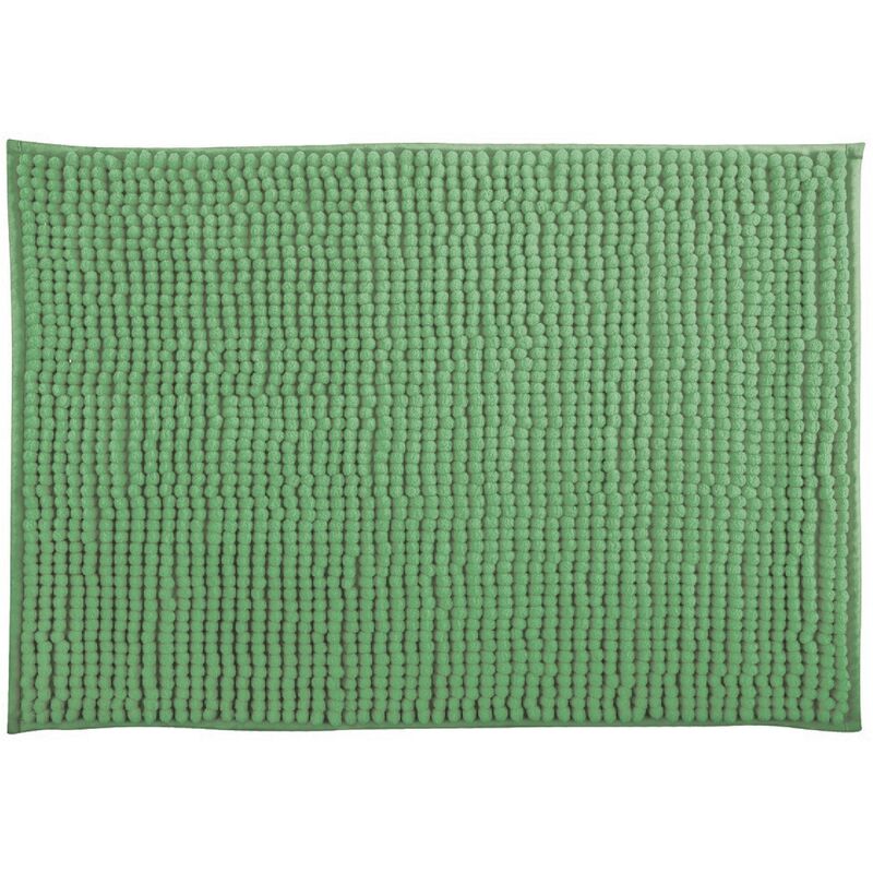 

Alfombra de baño 'Oruga' de poliester en color verde 40 x 60 cm