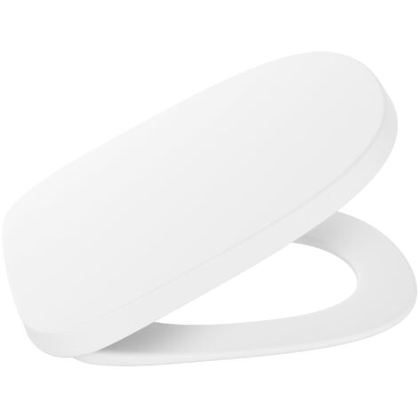 Tapa y asiento de SUPRALIT® para inodoro con caída amortiguada BEYOND - ROCA Color: Blanco mate