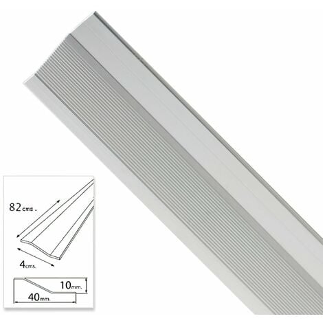 tapajuntas adhesivo para ceramica aluminio plata