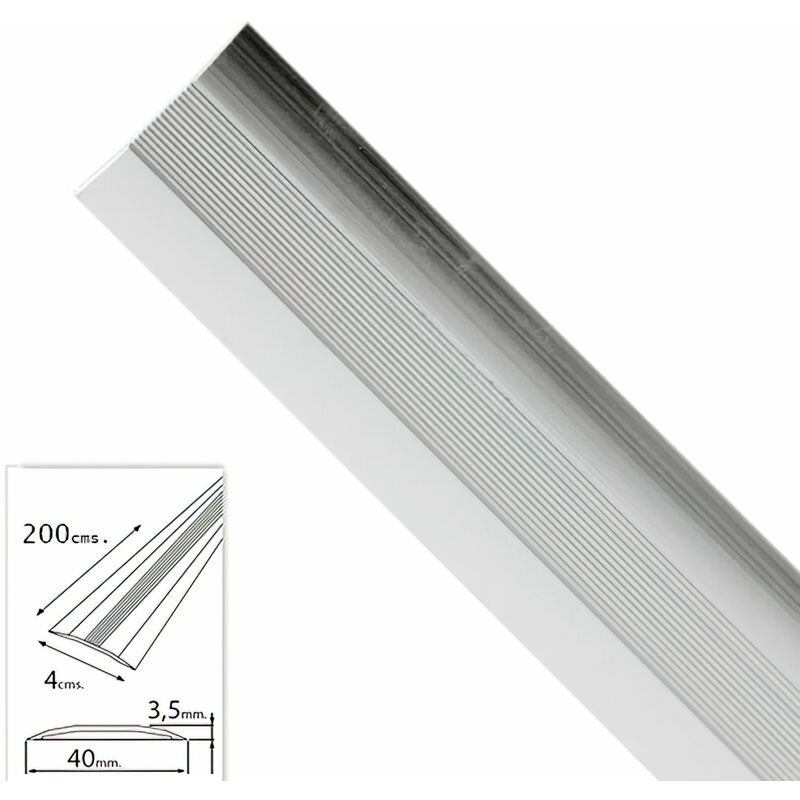 

Tapajuntas Adhesivo Para Moquetas Metal Plata 200,0 cm.