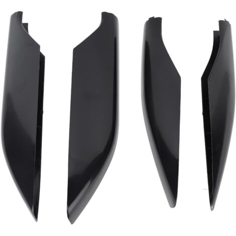Tapas de plástico para rieles de techo para Toyota Land Cruiser Prado FJ120 2002-2009, color negro, kit de 4 piezas.