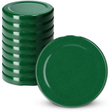 Tapas para tarros, tapón, tarros, tapa, tapa Fi58, 10 piezas, 4 ganchos