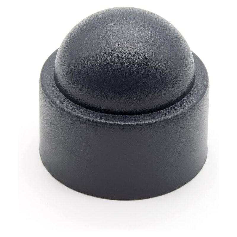Tapas protectoras hexagonales M8 (tamaño de llave 13) - Tapas protectoras para tornillos negras de plástico - Tapas protectoras duraderas para
