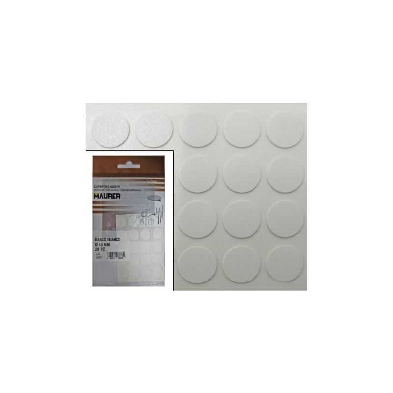 

Tapatornillos adhesivos blanco (blister 20 unidades)
