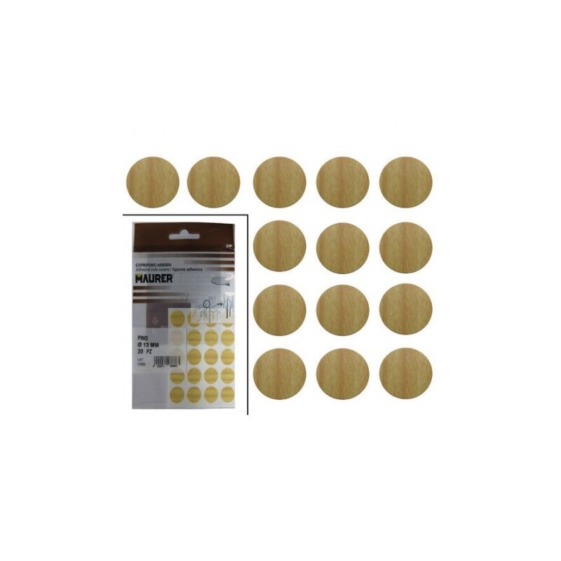 

Tapatornillos adhesivos pino (blister 20 unidades)