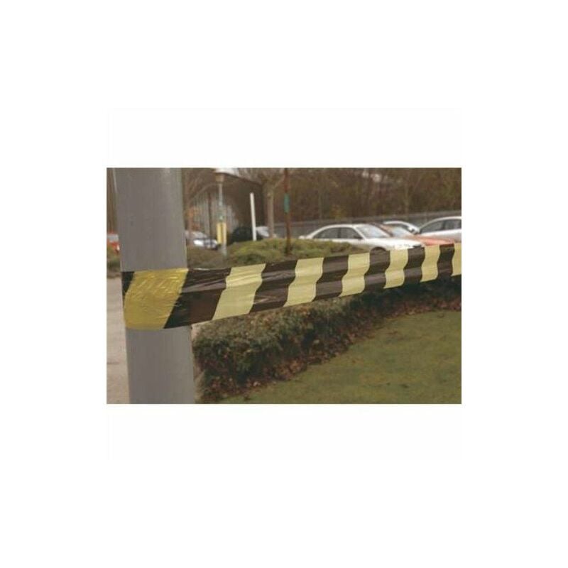 Barrier Tape Striped 72X500M Blck/Yl - SBY04280