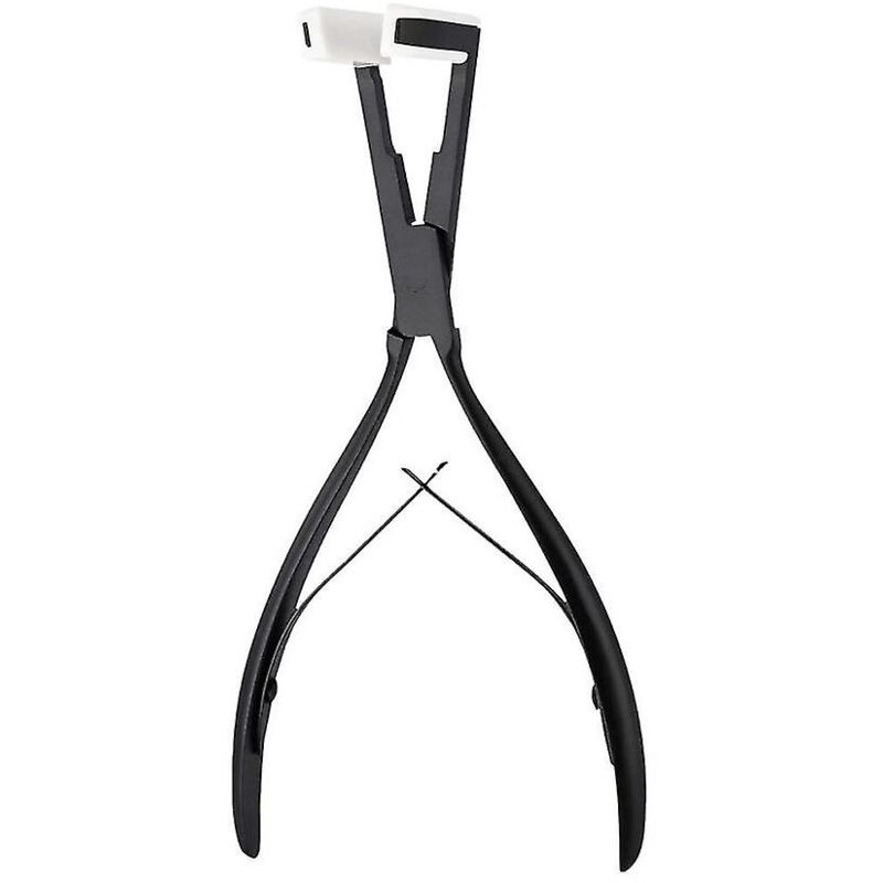 Pinces pour extensions de cheveux à bande adhésive Pinces pour extensions de surface plates en acier inoxydable Pinces pour sceller le ruban adhésif