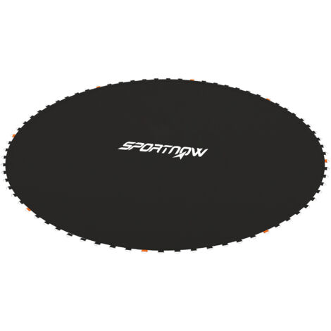 Tapete de repuesto para trampolín Ø323 cm colchoneta para trampolín de 12 pies con 72 ganchos en forma de V anti-UV y 8 filas de costuras carga 120 kg