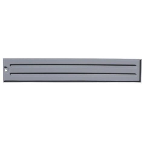 Tapete de silicona para guardar ollas y sartenes, resistente al calor y antideslizante, gris