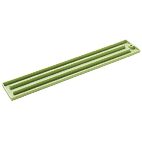 Tapete de silicona para guardar ollas y sartenes, resistente al calor y antideslizante, verde