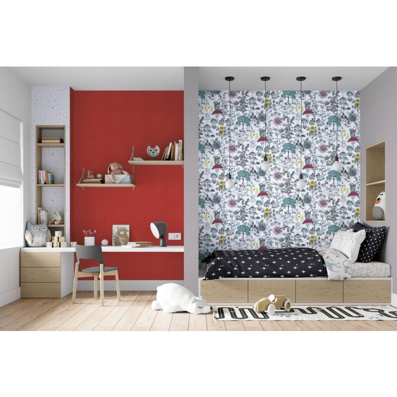 A.S. Création Vliestapete "Little Love" Motiv Abstrakt Naturalistisch Glatt Kindertapete Tapete Blumen Tapeten Kinderzimmer Schlafzimmer Design