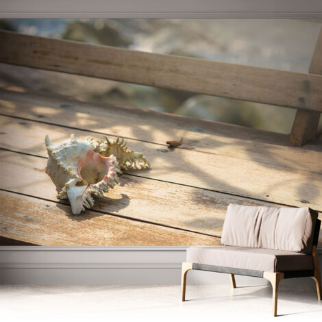 Tapete Selbstklebend - abwaschbar - Tapete mit Motiv - trendige Wanddeko - elegant Fototapete  Entspannende Szene 312x219 cm