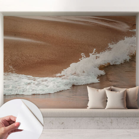 Tapete Selbstklebend - abwaschbar - Tapete mit Motiv - trendige Wanddeko - elegant Fototapete  Meeresbrise 208x146 cm