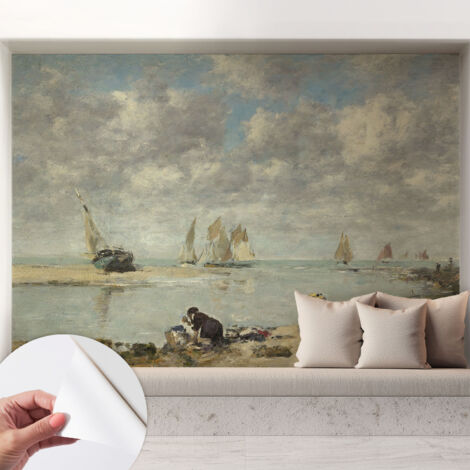 Tapete Selbstklebend - abwaschbar - Tapete mit Motiv - trendige Wanddeko - elegant Fototapete  Meereslandschaften 208x146 cm