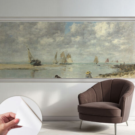 Tapete Selbstklebend - abwaschbar - Tapete mit Motiv - trendige Wanddeko - elegant Fototapete  Meereslandschaften 250x104 cm
