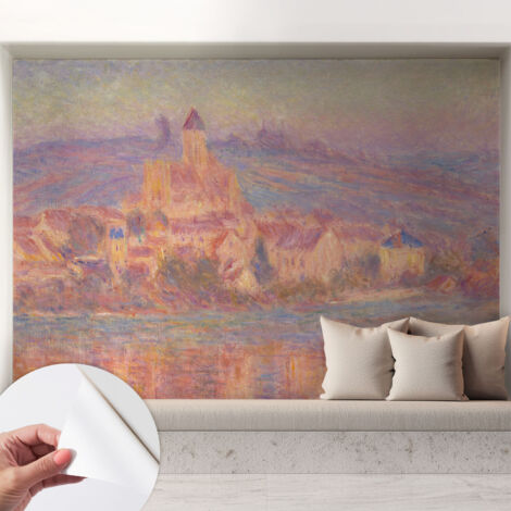 Tapete Selbstklebend - abwaschbar - trendige Wanddeko - elegant Fototapete  Charmante Kleinstadt 208x146 cm