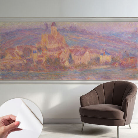Tapete Selbstklebend - abwaschbar - trendige Wanddeko - elegant Fototapete  Charmante Kleinstadt 250x104 cm