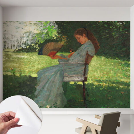 Tapete Selbstklebend - abwaschbar - trendige Wanddeko - elegant Fototapete  Sommerliche Harmonie 152x104 cm