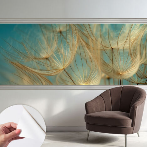 Tapete Selbstklebend - Fototapete mit Motiv - Wandtapete modern - Wanddeko Ätherische Pusteblumen 250x104 cm