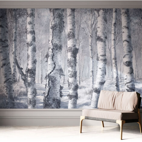 Tapete Selbstklebend - Fototapete mit Motiv - Wandtapete modern - Wanddeko Frostige Natur 312x219 cm