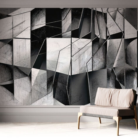 Tapete Selbstklebend - Fototapete mit Motiv - Wandtapete modern - Wanddeko Geometrische Abstraktion 312x219 cm