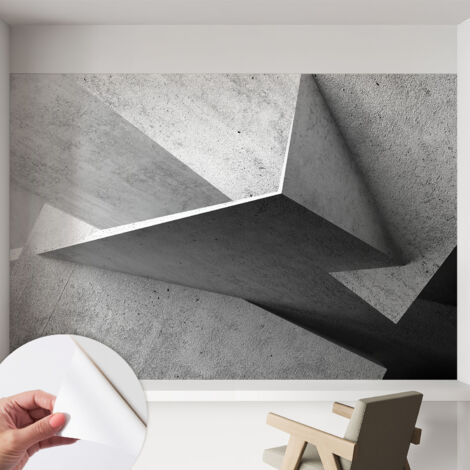 Tapete Selbstklebend - Fototapete mit Motiv - Wandtapete modern - Wanddeko Geometrische Strukturen 152x104 cm