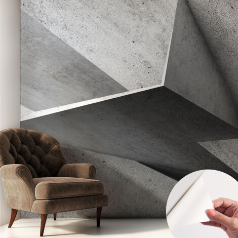 Tapete Selbstklebend - Fototapete mit Motiv - Wandtapete modern - Wanddeko Geometrische Strukturen 250x250 cm