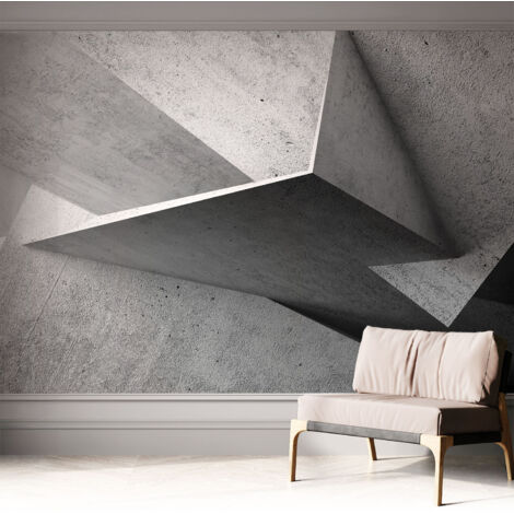 Tapete Selbstklebend - Fototapete mit Motiv - Wandtapete modern - Wanddeko Geometrische Strukturen 312x219 cm