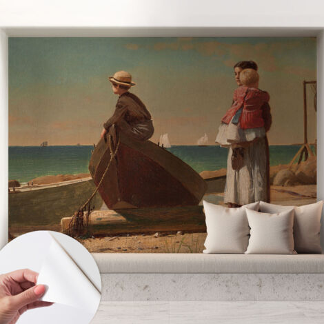 Tapete Selbstklebend - Fototapete mit Motiv - Wandtapete modern - Wandgestaltung Küstenszene 208x146 cm
