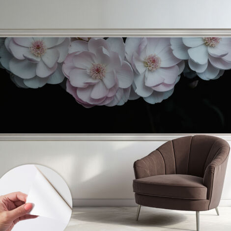 Tapete Selbstklebend - Fototapete mit Motiv - Wandtapete modern - Wandgestaltung Zarter Blumenstrauß 250x104 cm