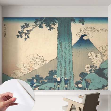 Tapete Selbstklebend - modernes Design - Wohnungsdeko - geruchslos - langlebig Bergpanorama 152x104 cm