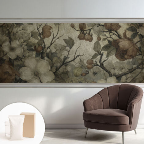 Tapete Tapete Vliestapete mit Kleber - Fototapete mit Motiv - Wandtapete modern - Wanddeko Blumenschönheit 250x104 cm
