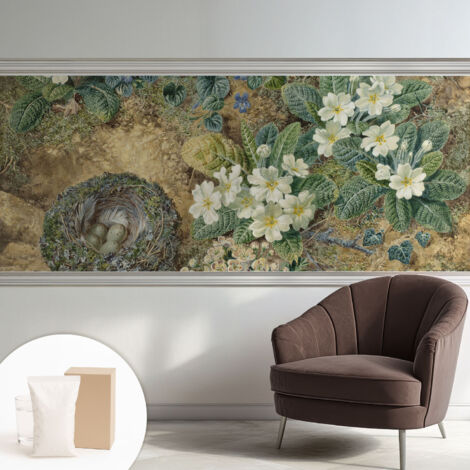Tapete Tapete Vliestapete mit Kleber - Fototapete mit Motiv - Wandtapete modern - Wanddeko Frühlingskomposition 250x104 cm